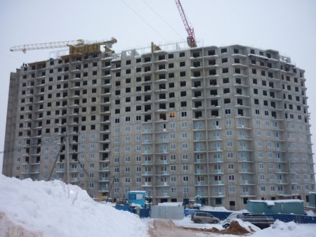 Строительство жилого 17-ти этажного квартала