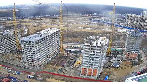 Строительство жилого квартала ЖК «Гольфстрим»